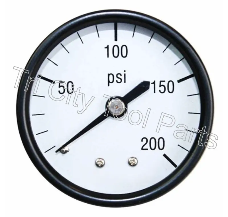 1.5-Inch Air Compressor Pressure Gauge – 200 Psi, 1/8" Npt (Ag15182Bm) 1