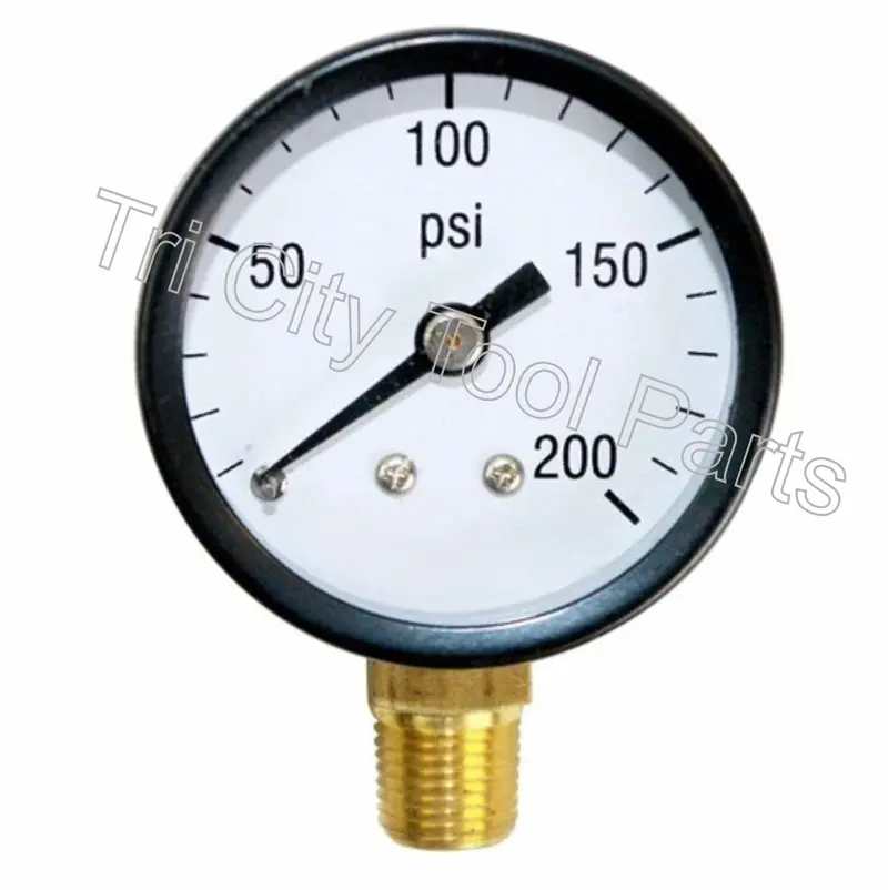 1.5-Inch Air Compressor Pressure Gauge – 200 Psi, 1/8" Npt (Ag15182Lm) 1
