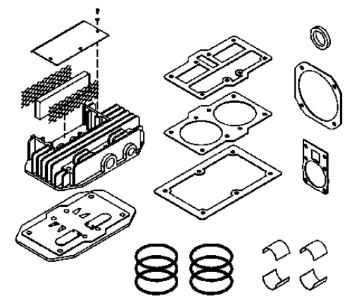 5140121-21 Pump Overhaul Kit For Dewalt And Porter Cable Air Compressors 1