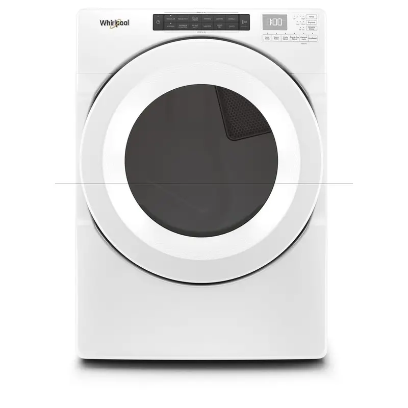 7.4 Cu. Ft. Front-Load Electric Dryer – Whirlpool Wed5620Hw 1