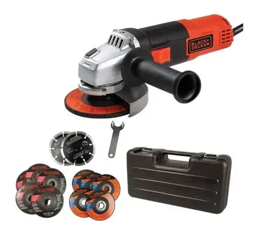 820W 4.5-Inch Angle Grinder With 12 Accessories – Bd G720K12-B3 1