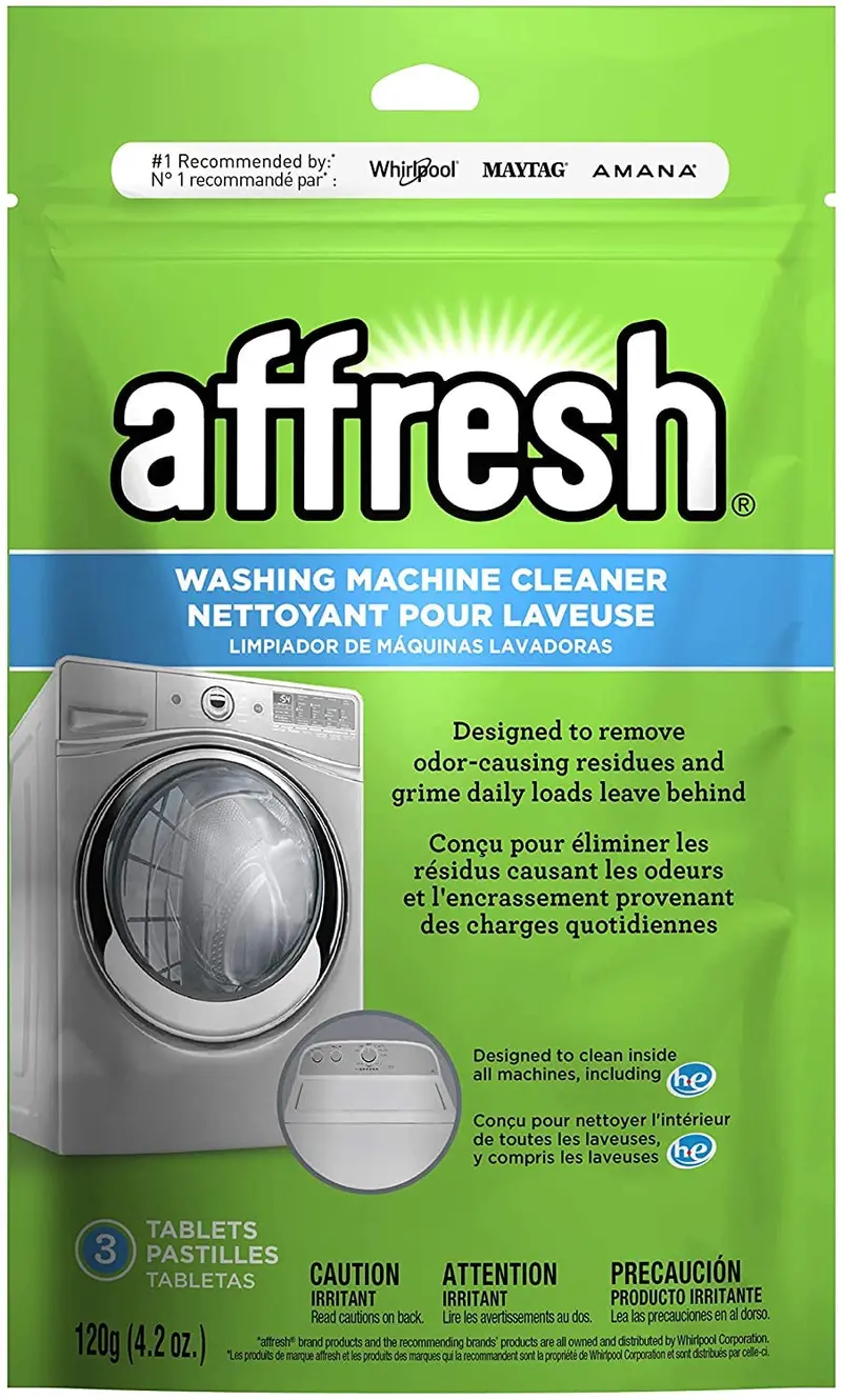 Affresh Washer Cleaner For High-Efficiency (He) Machines – Odor & Residue Removal (W10135699) 1