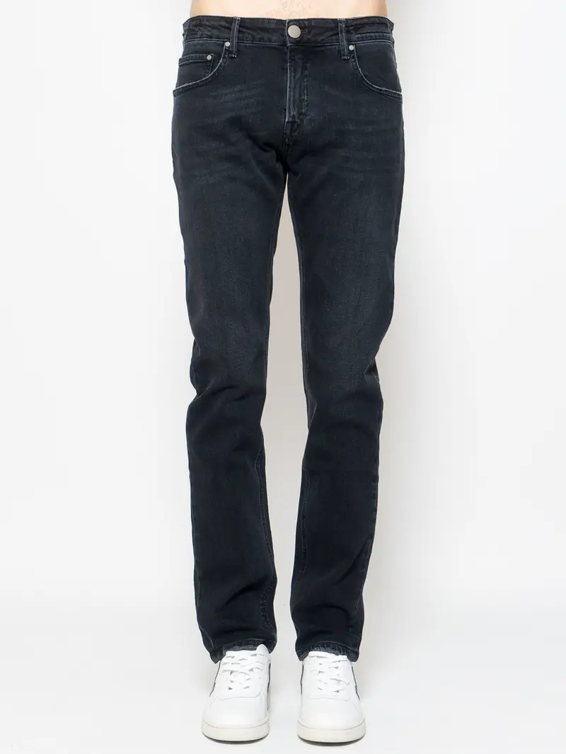 Anthracite Stretch Regular-Fit Denim Jeans 1