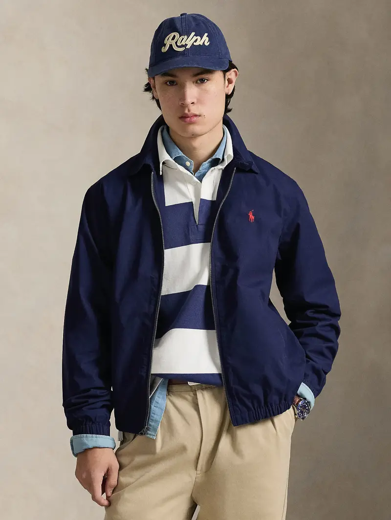 Bayport Blue Cotton Poplin Jacket 1