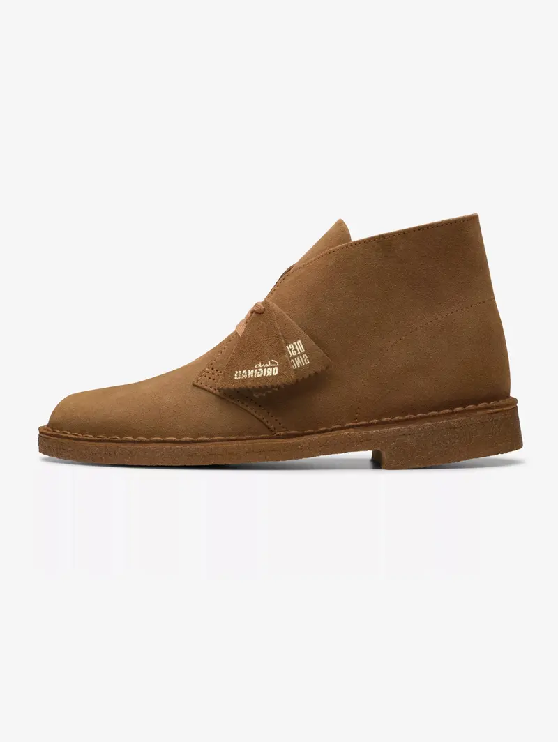 Beige Suede Desert Boots 1