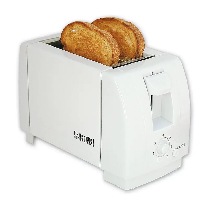 Better Chef 2-Slice Wide-Slot Toaster – Bright White Finish 1