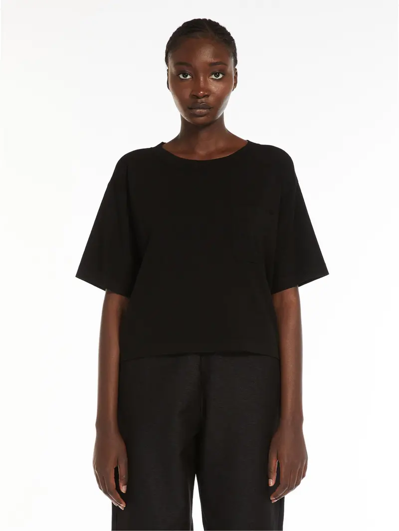 Black Box-Cut Viscose Top 1