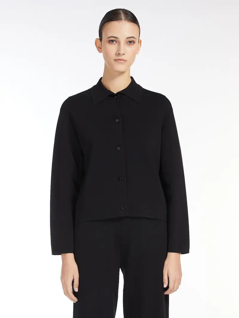 Black Box-Style Shirt-Collar Jacket 1