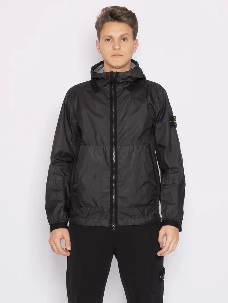 Black Membrane Hooded Jacket 1