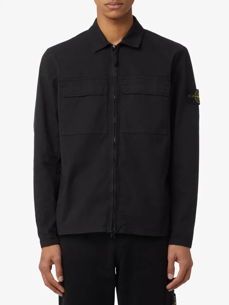Black Oversized Supima Cotton Shirt 1