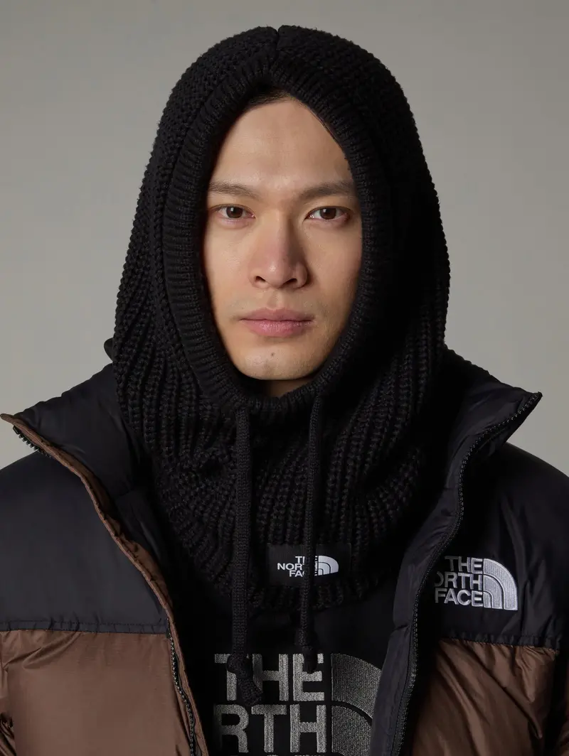 Black Ribbed Beanie 1