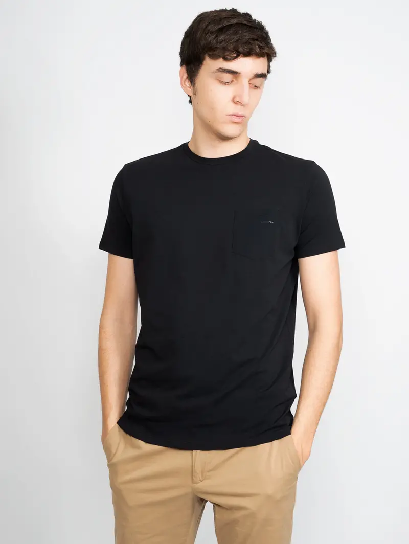 Black Super-Stretch T-Shirt 1