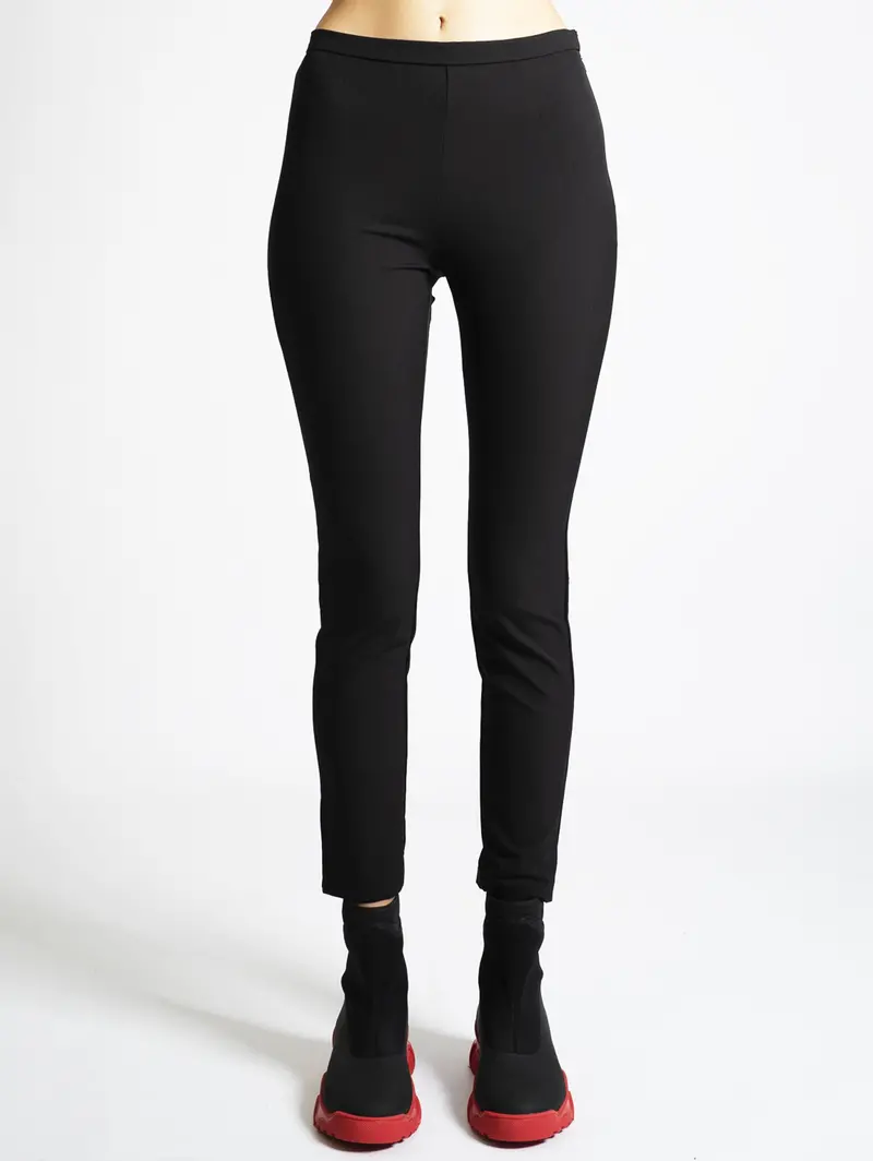 Black Technical Fabric Trousers 1