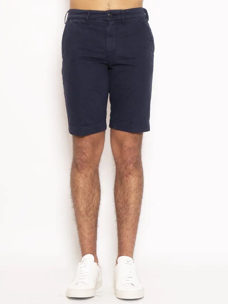 Blue Chino-Style Bermuda Shorts 1