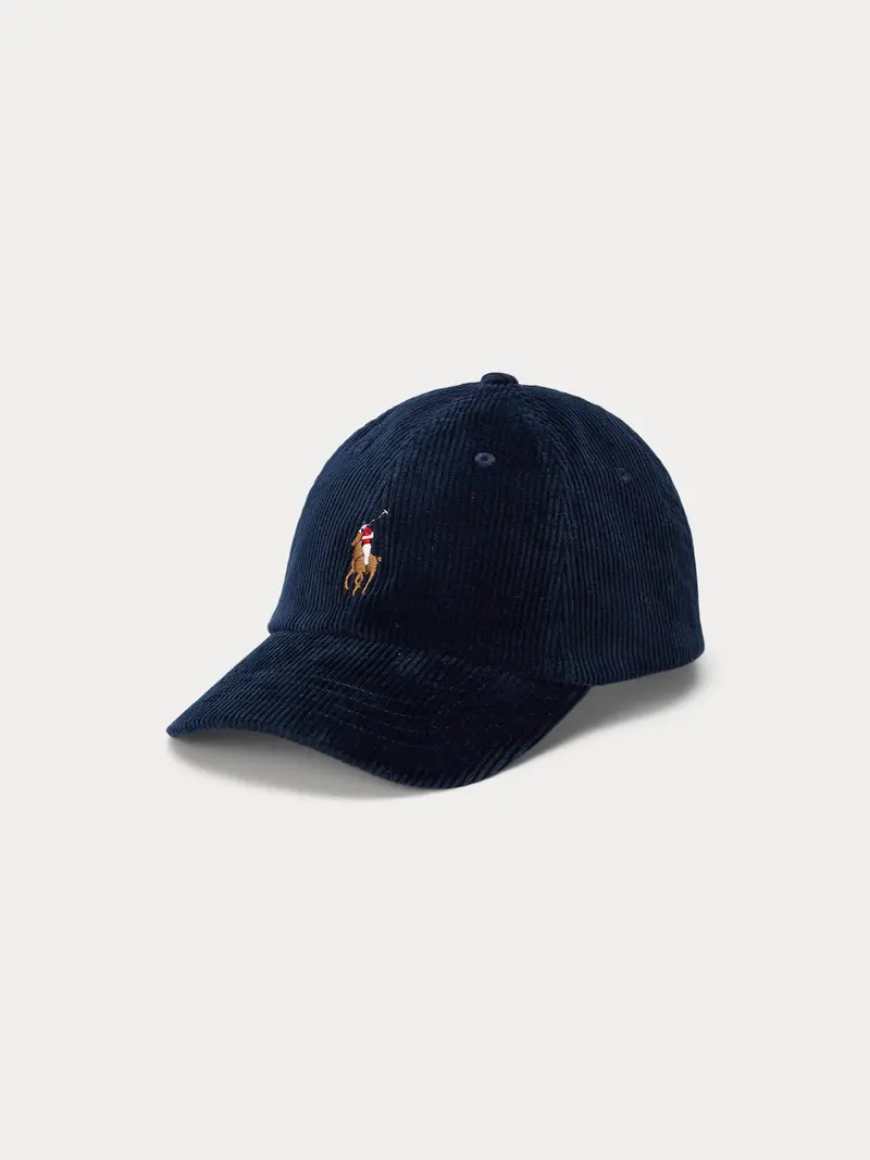 Blue Corduroy Structured Cap 1