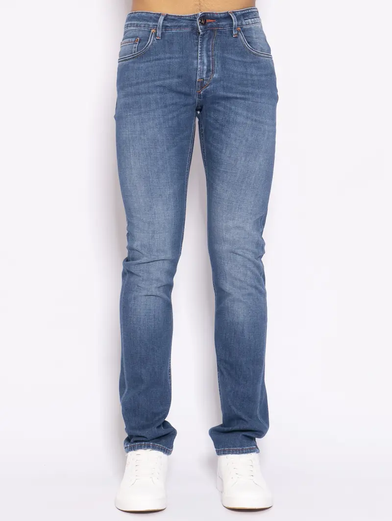 Blue Regular-Fit Ravello Jeans 1