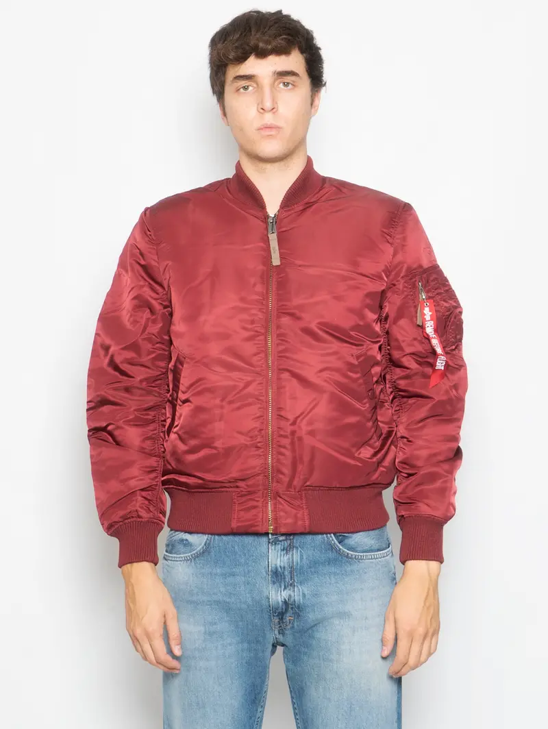 Bordeaux Ma-1 Aviator Bomber Jacket Vf 59 1