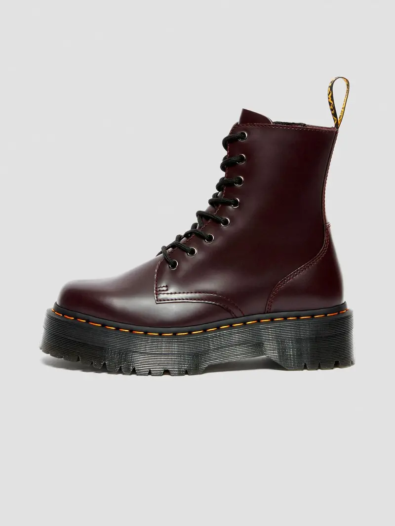 Bordeaux Platform Ankle Boot 1