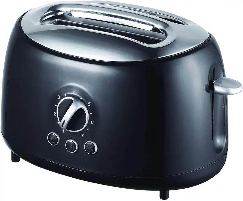 Brentwood Retro Black 2-Slice Toaster – Extra-Wide Slots & Cool-Touch Housing 1