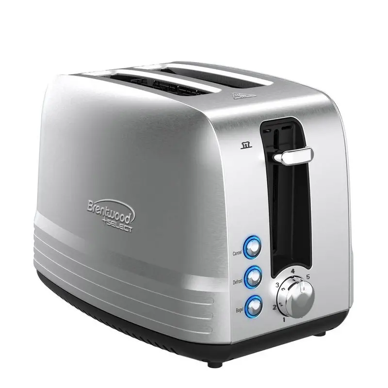 Brentwood Select Stainless Steel 2-Slot Extra-Wide Toaster 1