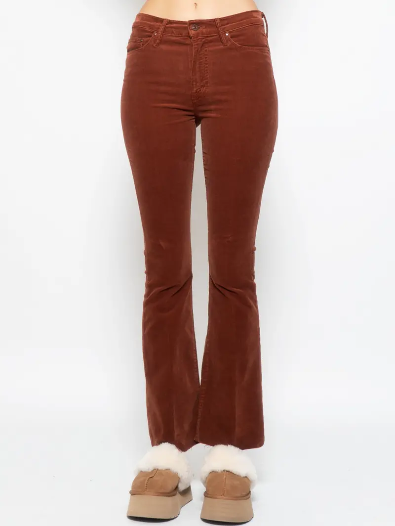 Brown Corduroy Wide-Leg Trousers 1