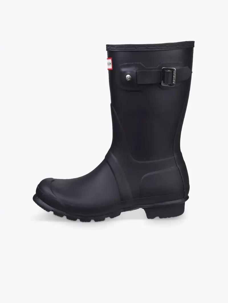 Buckled Original Wellington Short Boots In Black 1