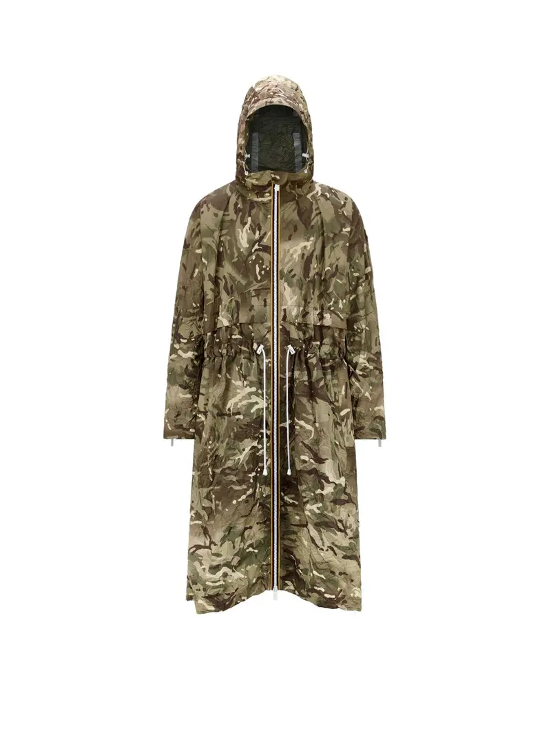 Camouflage Parka With Hood – Multicolor 1