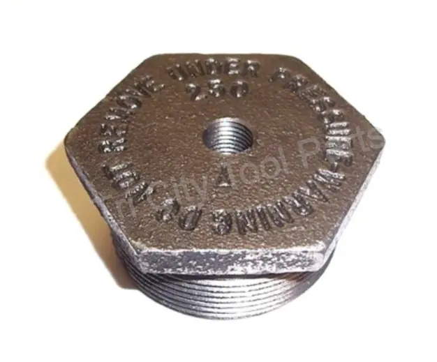 Campbell Hausfeld Air Compressor Tank Bushing – 2-Inch X 1/4-Inch Thread 1