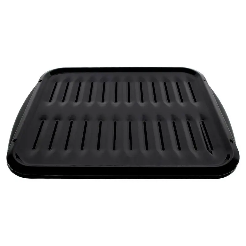 Certified Appliance Accessories Heavy-Duty Porcelain Broiler & Grill Pan Duo 1