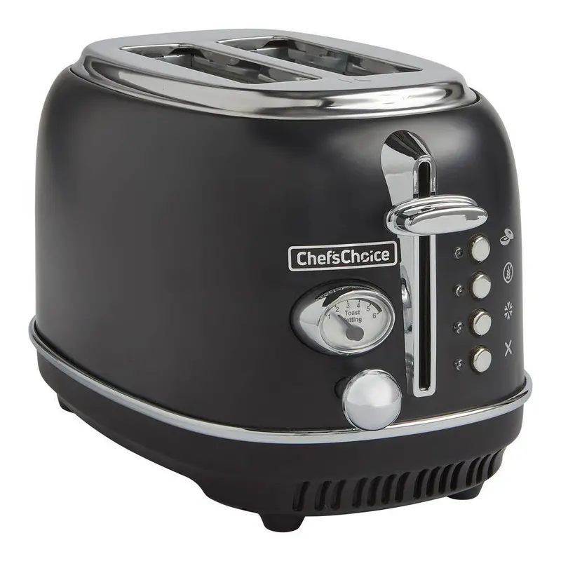 Chef'Schoice Gourmezza Matte Black 2-Slice Toaster 1