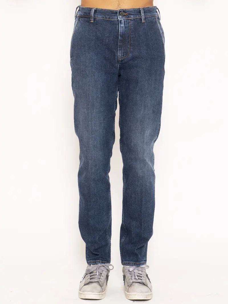 Chino-Style Denim Jeans 1