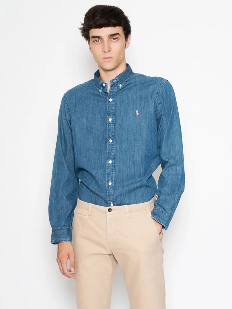 Classic Blue Denim Shirt 1