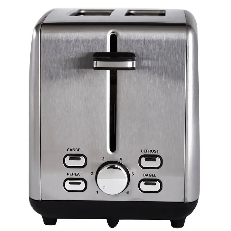 Continental Professional 2-Slice Wide-Slot Toaster – Commercial-Grade Stainless Steel Build 1