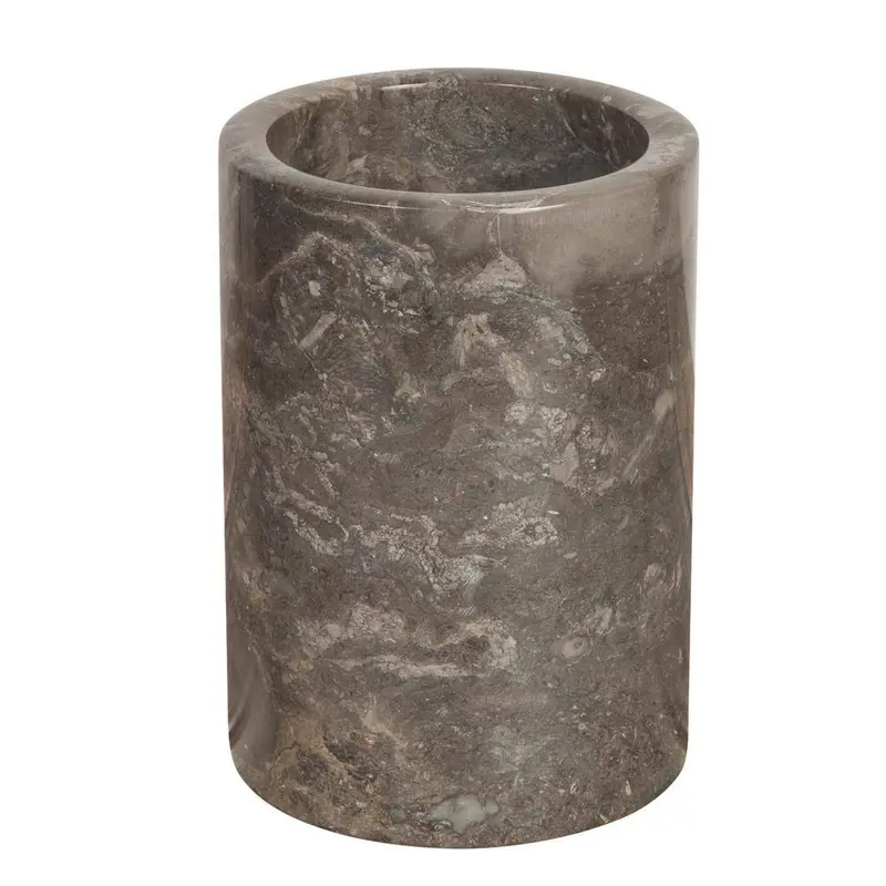 Creative Home Deluxe Multifunctional Crock – 5" Diameter X 7" Tall In Black Marble Finish 1