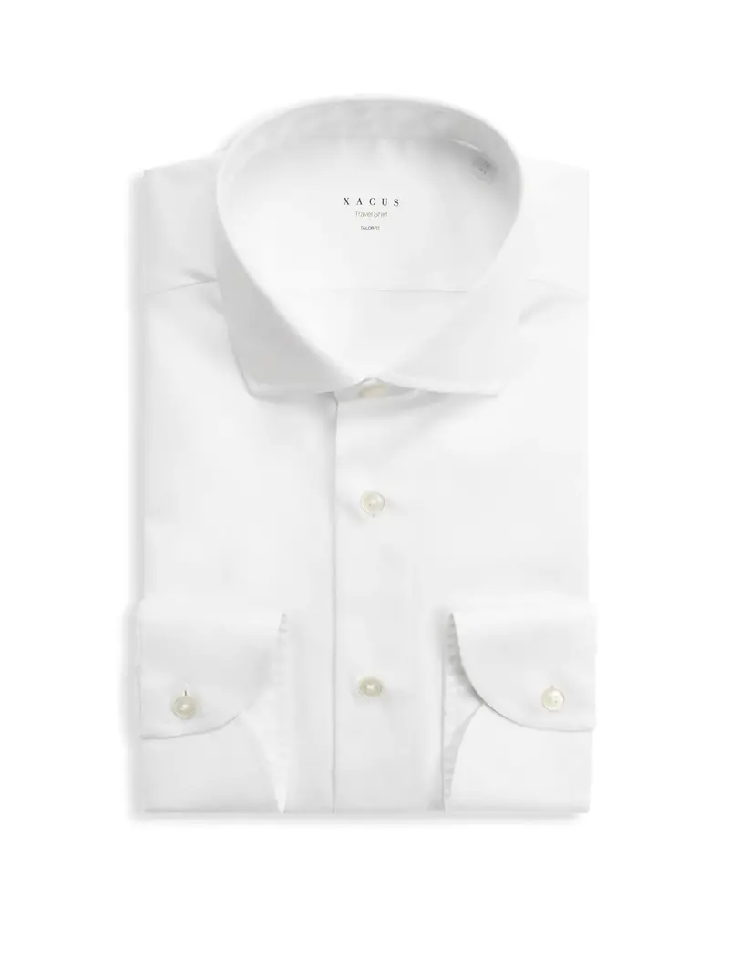 Crisp White Non-Iron Cotton Shirt 1