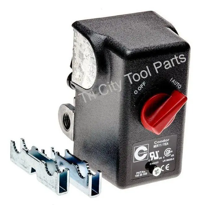 Cw210100Sj 100/125 Psi Pressure Switch Kit For Campbell Hausfeld Compressors (Replaces Cw207576Av) 1