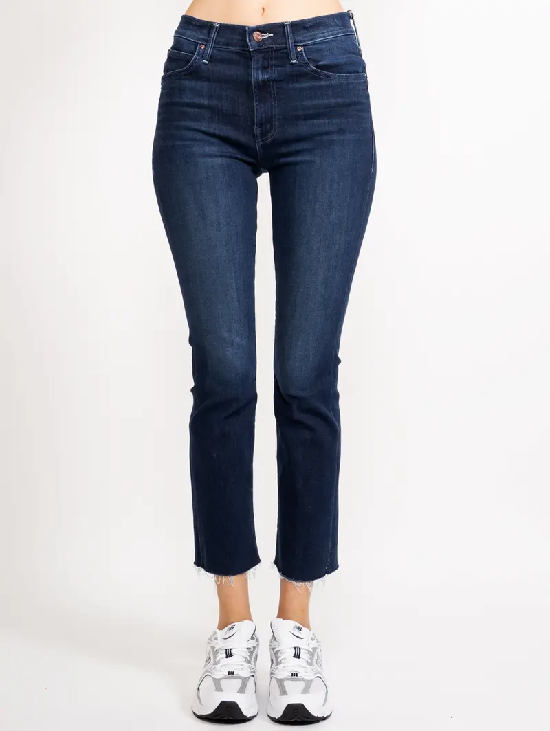 Dark Blue Straight-Leg Jeans 1