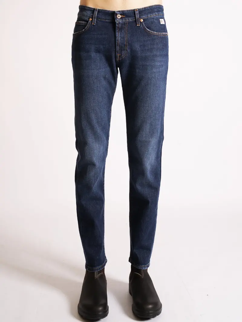 Dark Wash Slim Fit Jeans 1