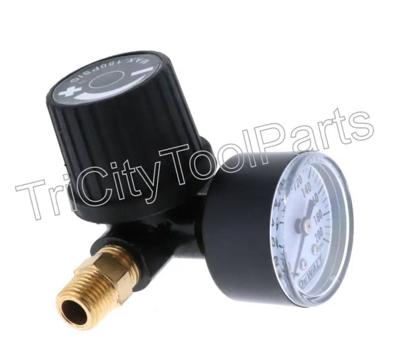 Dewalt 1/4" Air Compressor Regulator Kit With Pressure Gauge – Part #5131722-00 1
