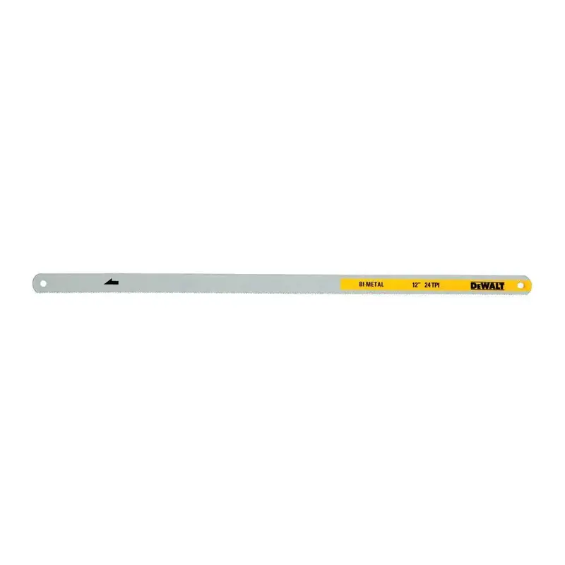 Dewalt 12-Inch 24-Tpi Bi-Metal Hacksaw Blades (2-Pack) 1
