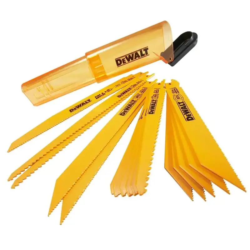 Dewalt 16-Piece Bi-Metal Reciprocating Saw Blade Kit With Storage Case 1