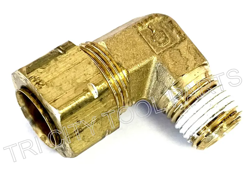 Dewalt 5140182-45 Air Compressor Elbow Fitting (1/4" Mpt × 1/2" Compression) 1