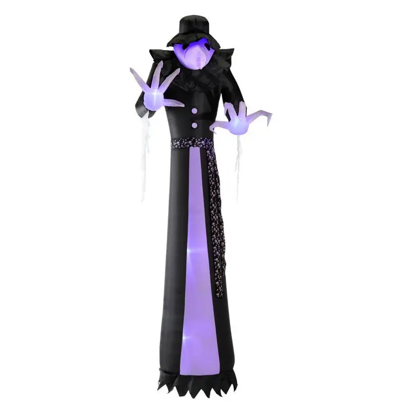 Gemmy 12-Foot Short Circuit Victorian Reaper Inflatable With Dynamic Lightshow Projection 1