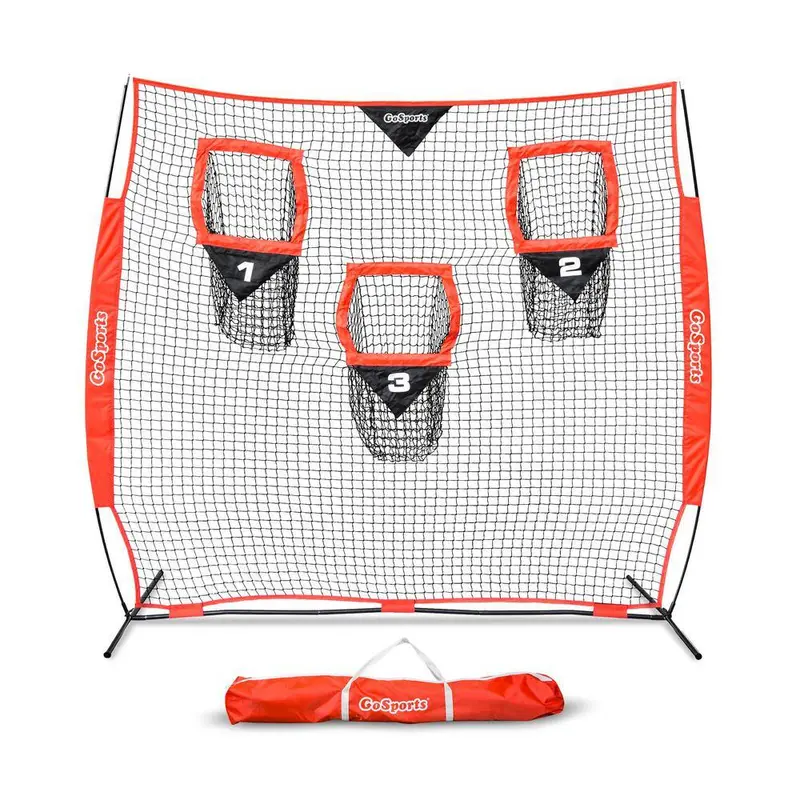 Gosports 8 Ft. X 8 Ft. Football Throwing Net – Practice Target For Accuracy And Skills 1