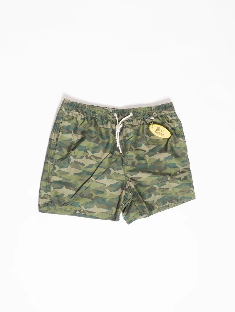 Green Beach Shorts 1
