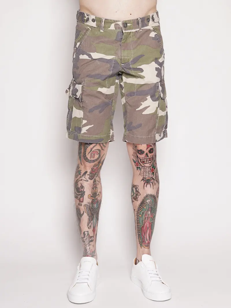 Green Camo Bermuda Shorts 1