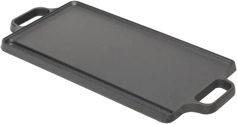 Home Basics 19-Inch Pre-Seasoned Cast Iron Griddle Plate 1