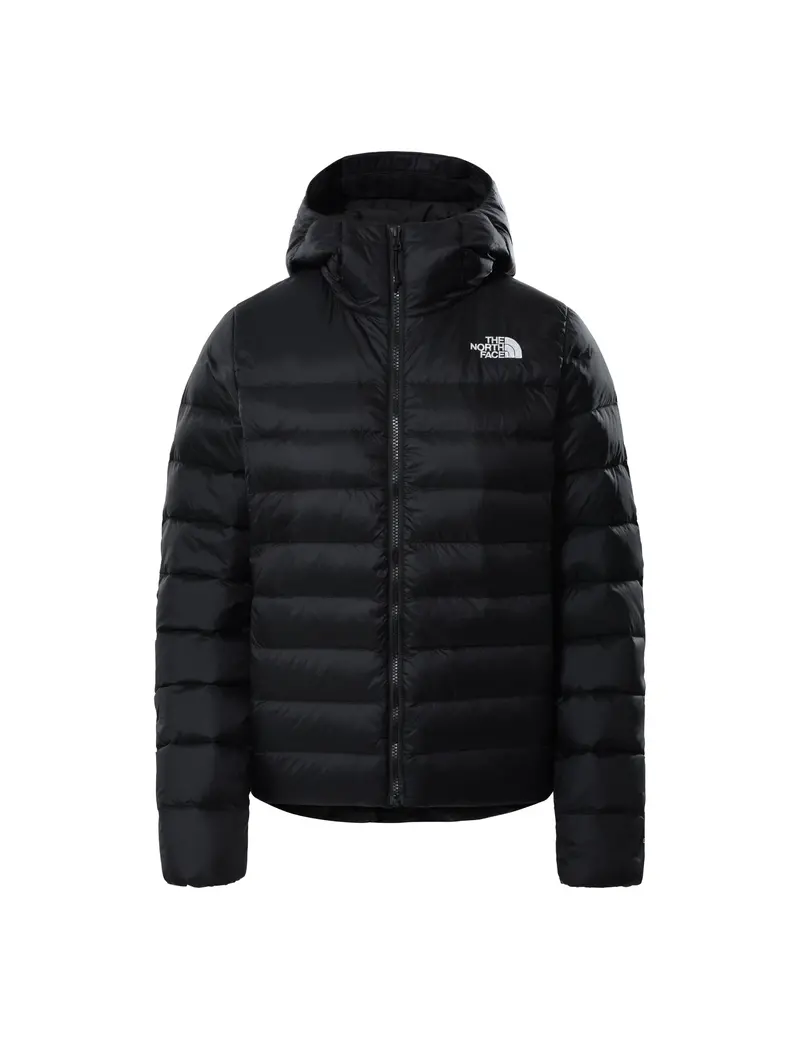 Hooded Down Jacket In Black 1
