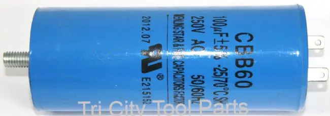 Hu000800Av 100Μf 250Vac Motor Start Capacitor For Campbell Hausfeld Air Compressors 1