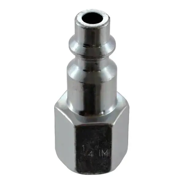 Husky 1/4-Inch Npt Female Industrial Plug — Brass Air Fitting 1